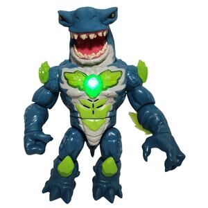 Beast Lab Shark Creator 7.75" Hammerhead Figure with Lights Tested Pre-owned